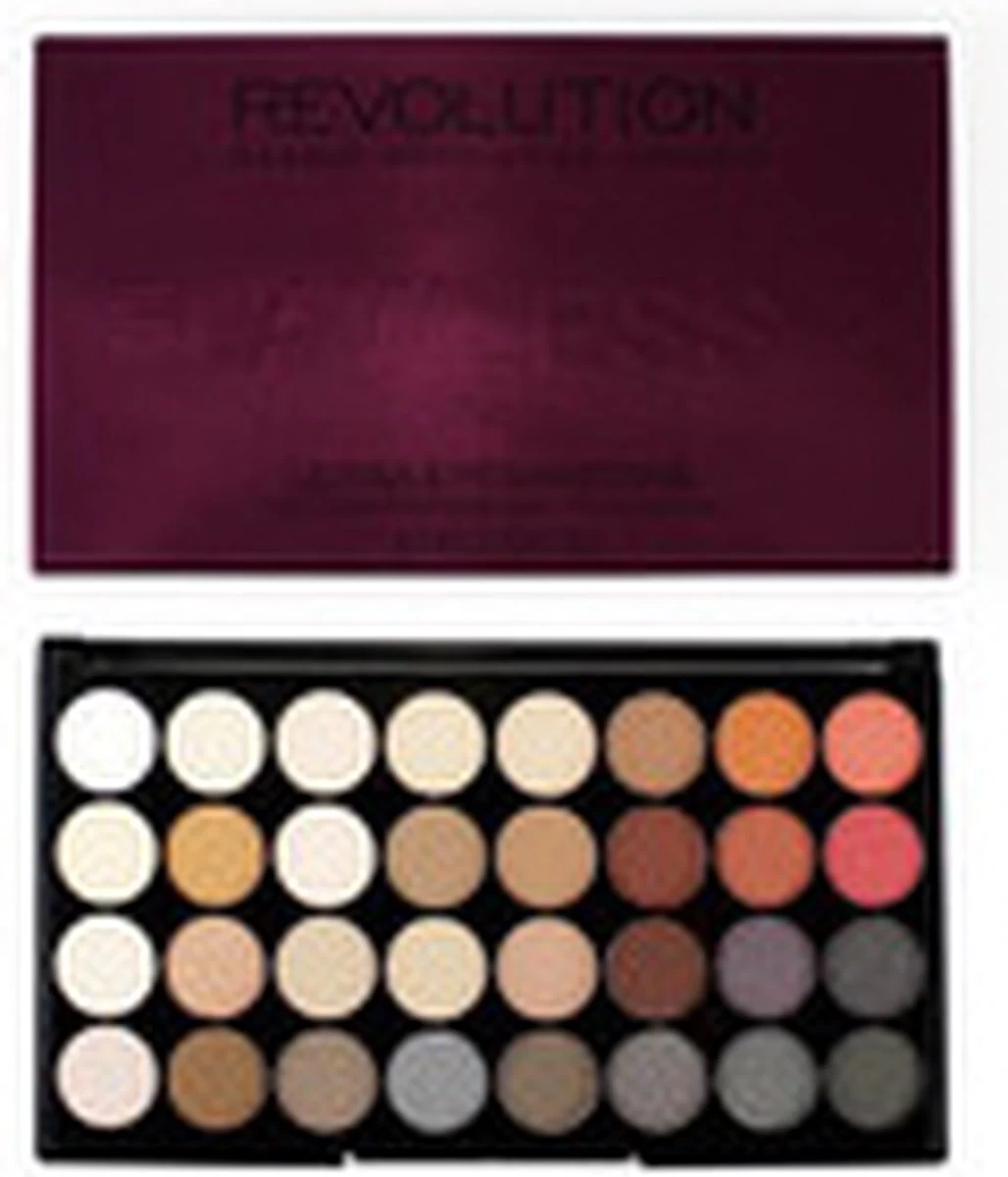 Makeup Revolution Flawless 2 Ultra Eyeshadows - Oogschaduw Palette - 32 Kleuren 4 Makeup Revolution Flawless 2 Ultra Eyeshadows - Oogschaduw Palette - 32 Kleuren - Afbeelding 4