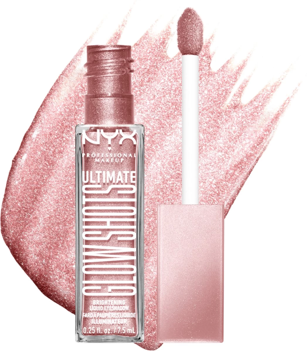 NYX Professional Makeup Ultimate Glow Shots - UGS04 Grapefruit Glow - Vloeibare Oogschaduw 2 NYX Professional Makeup Ultimate Glow Shots - UGS04 Grapefruit Glow - Vloeibare Oogschaduw - Afbeelding 2