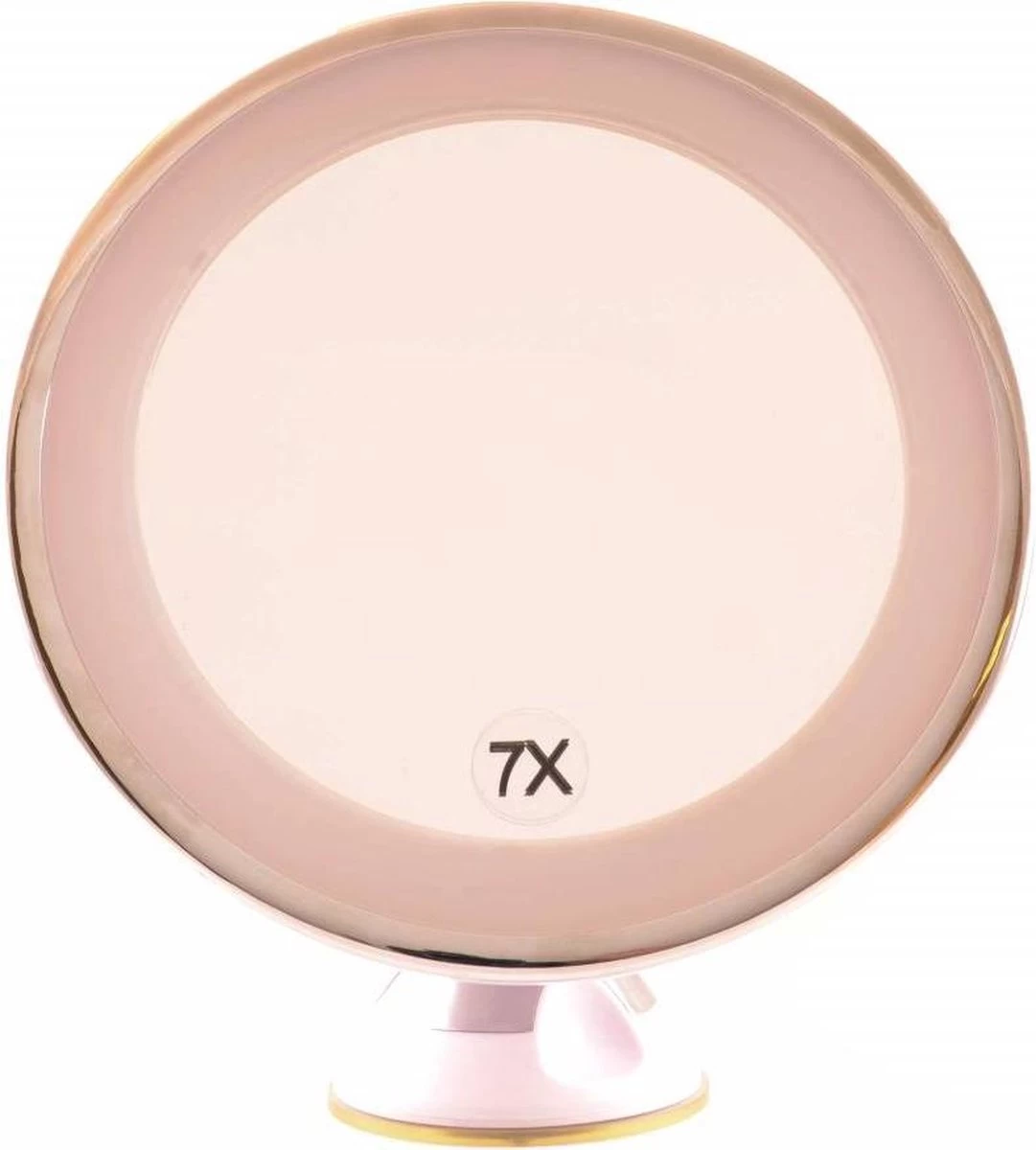 Gérard Brinard Verlichte Spiegel Zuignap LED Spiegel Incl. Batterij & USB Kabel - 7x Vergroting - Ø17cm 4 Gérard Brinard Verlichte Spiegel Zuignap LED Spiegel Incl. Batterij & USB Kabel - 7x Vergroting - Ø17cm - Afbeelding 4