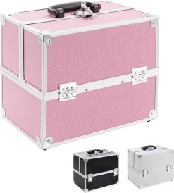 AREBOS Cosmeticakoffer Beauty Case Multikoffer 15 L Roze 23 AREBOS Cosmeticakoffer Beauty Case Multikoffer 15 L Roze -Make-Up Poeder Verkoop 1083x1200
