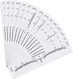 Wenkbrauw Liniaal - Wegwerp Wenkbrauwliniaal - 50 Stuks - Microblading - PMU - Henna Brows