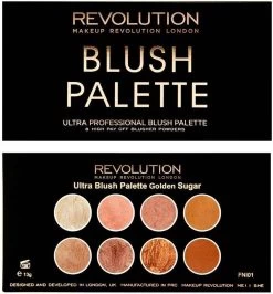 MAKEUP REVOLUTION Ultra Blush Palette Golden Sugar, 13 G 7 MAKEUP REVOLUTION Ultra Blush Palette Golden Sugar, 13 G -Make-Up Poeder Verkoop 1114x1200 4