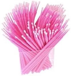 Lashes & More - 100 Stuks Wegwerp Microbrushes - Roze - Wimpers Uitbreiding - Individuele Lash Verwijderen - Wattenstaafje - Micro Borstel Voor Wimper Extensions Tool- Microbrush -Make-Up Poeder Verkoop 1114x1200 5