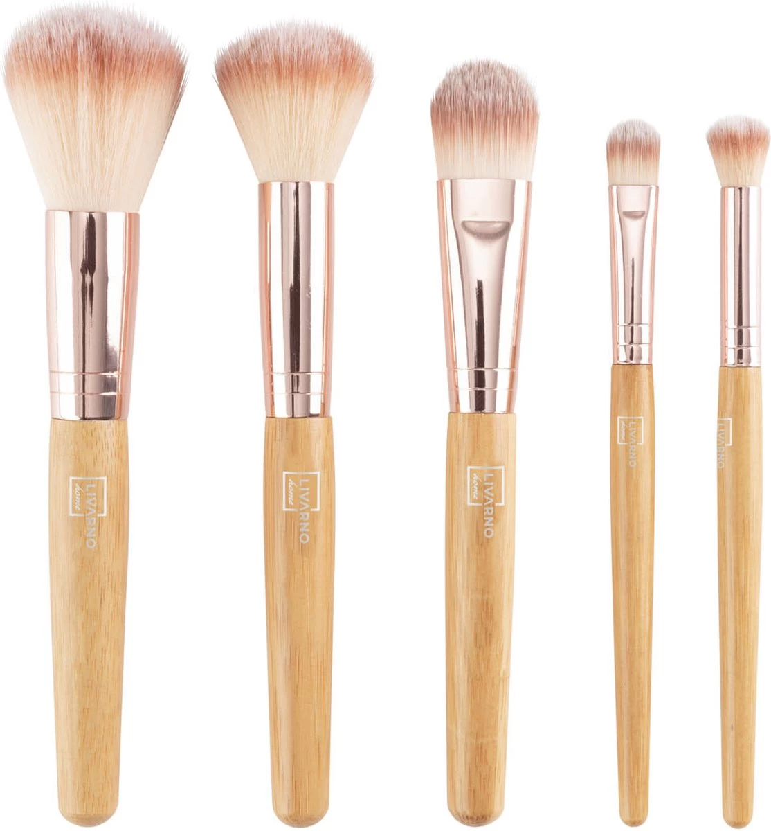 Make Up Brush - Oogschaduw - Cosmetica Kwasten / Borstels - Cosmetica - Blending Make Up Kwast - Make Up Set - Bamboe Kwasten - Make-Up Accessories - Poederkwast - Foundation Make Up Set 5 Delig - 1 Make Up Brush - Oogschaduw - Cosmetica Kwasten / Borstels - Cosmetica - Blending Make Up Kwast - Make Up Set - Bamboe Kwasten - Make-Up Accessories - Poederkwast - Foundation Make Up Set 5 Delig -