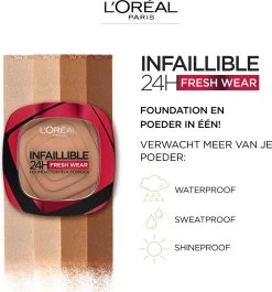 L’Oréal Paris Infaillible 24h Fresh Wear Powder Foundation - 20 Ivory -Make-Up Poeder Verkoop 1117x1200 1