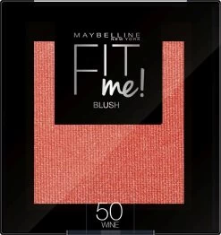 Maybelline Fit Me Blush - 50 Wine - Natuurlijk Ogende Rouge - 4.5 Gr -Make-Up Poeder Verkoop 1133x1200