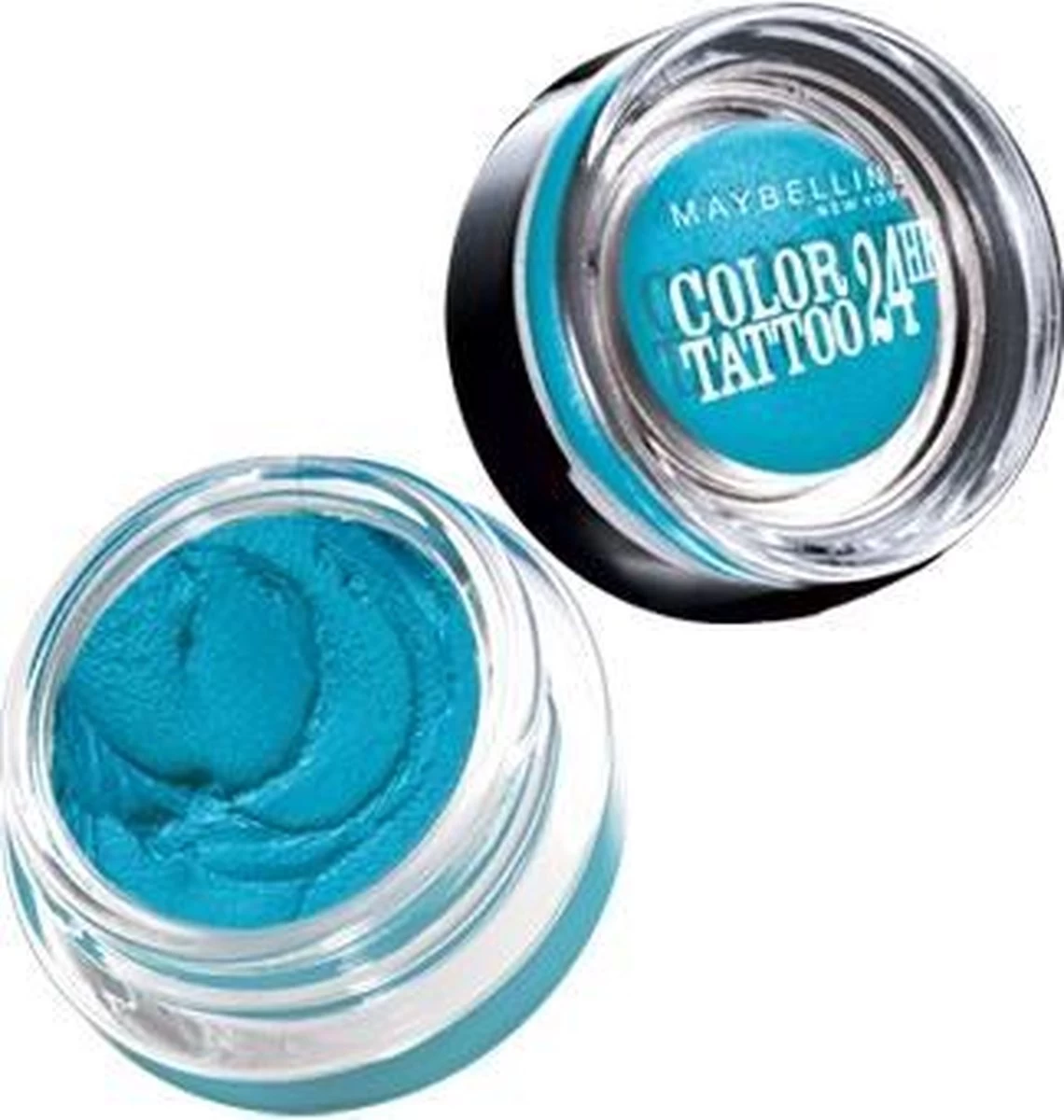 Maybelline Color Tattoo 24H - 20 Turquoise Forever - Blauw - Oogschaduw 2 Maybelline Color Tattoo 24H - 20 Turquoise Forever - Blauw - Oogschaduw - Afbeelding 2
