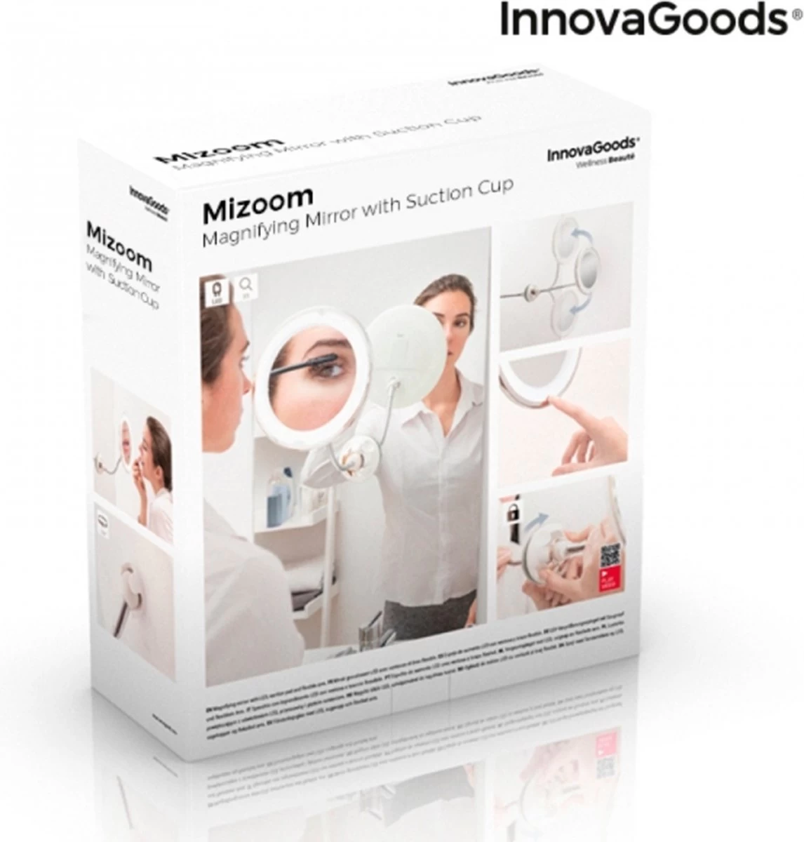 Innovagoods Led Vergrotende Spiegel Met Flexibele Arm En Zuignap Mizoom - Spiegel Met Verlichting - Spiegel - Spiegel Met Zuignap - Spiegel Met Verlichting - Badkamerspiegel Met Led Verlichting - Spiegel Met Verlichting Make Up - Spiegel Met Licht 7 Innovagoods Led Vergrotende Spiegel Met Flexibele Arm En Zuignap Mizoom - Spiegel Met Verlichting - Spiegel - Spiegel Met Zuignap - Spiegel Met Verlichting - Badkamerspiegel Met Led Verlichting - Spiegel Met Verlichting Make Up - Spiegel Met Licht - Afbeelding 7