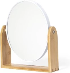 Merkloos Make-up Spiegel - Tafelspiegel - Op Standaard - Rond - Compact - Dames - Bamboe - Beige 5 Merkloos Make-up Spiegel - Tafelspiegel - Op Standaard - Rond - Compact - Dames - Bamboe - Beige -Make-Up Poeder Verkoop 1148x1200 3