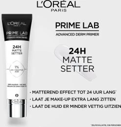 L'Oréal Paris - Prime Lab - Mat Setter - Primer - Matte Primer - 30 Ml 7 L'Oréal Paris - Prime Lab - Mat Setter - Primer - Matte Primer - 30 Ml -Make-Up Poeder Verkoop 1149x1200 2