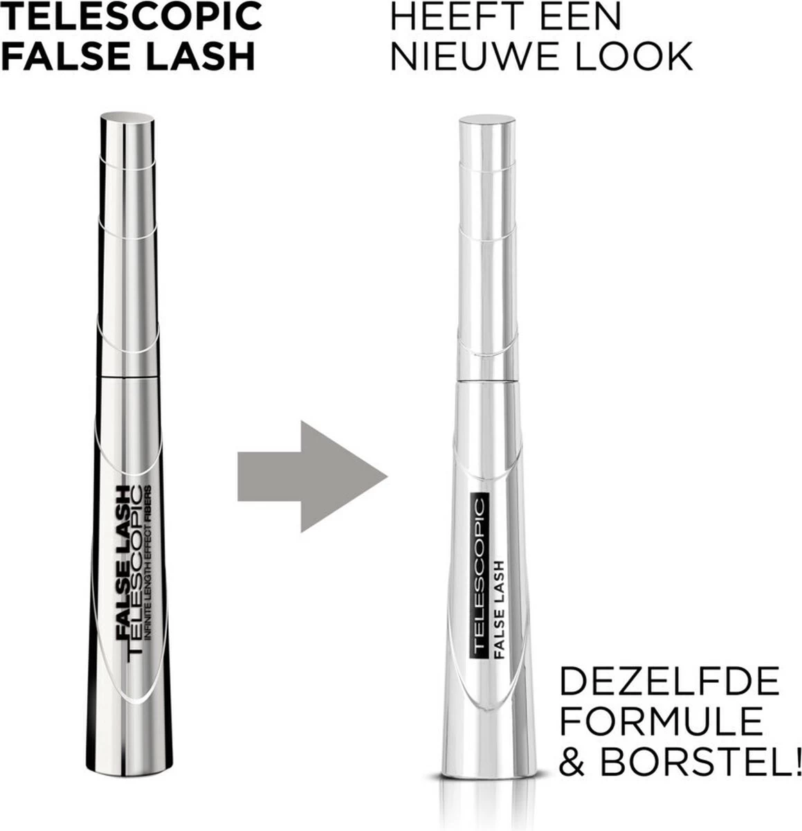 L’Oréal Paris False Lash Telescopic Mascara - Zwart 2 L’Oréal Paris False Lash Telescopic Mascara - Zwart - Afbeelding 2