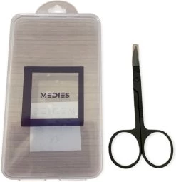 Medies - Professionele Schaar Voor Wenkbrauwen | Wenkbrauw Schaartje | Wenkbrauwschaar | Wenkbrauw Schaar | Gebogen Schaar| Schaar Voor Baard | Wenkbrauw Trimmer | Baardschaar - RVS - Zwart -Make-Up Poeder Verkoop 1162x1200 10