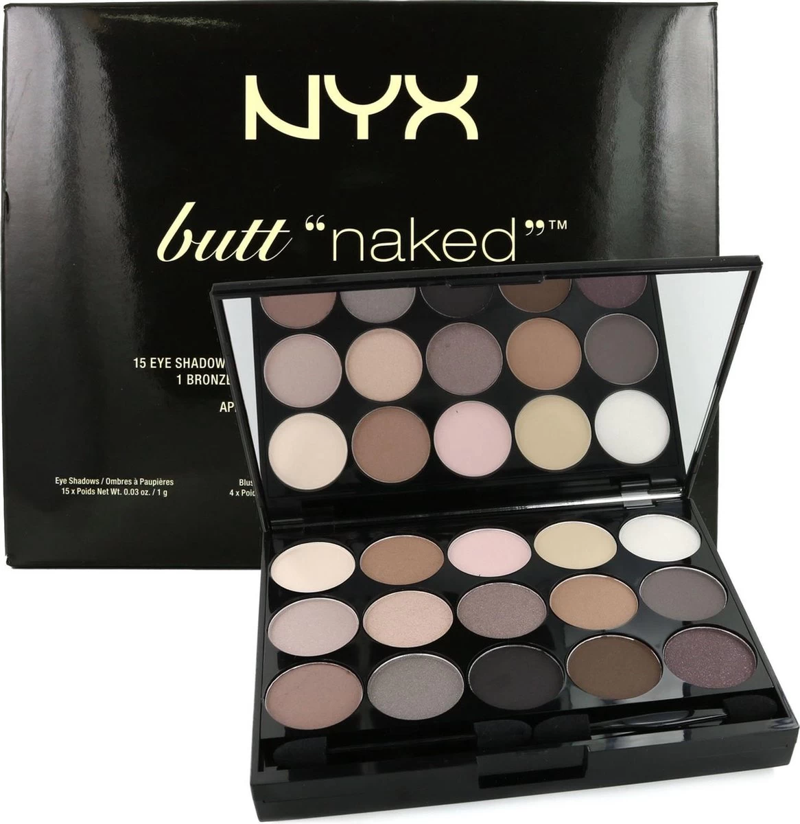 NYX PROFESSIONAL MAKEUP NYX Butt Naked Make-up Palette 1 NYX PROFESSIONAL MAKEUP NYX Butt Naked Make-up Palette