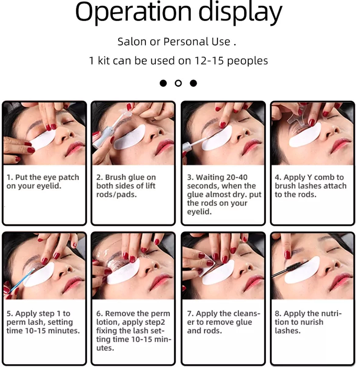 Flora Ruby - Wimper & Wenkbrauw Lifting Set 2 In 1 - Professionele 2 In 1 Lash Lift & Brow Lamination Kit - Permanente Wimperkruller 5 Flora Ruby - Wimper & Wenkbrauw Lifting Set 2 In 1 - Professionele 2 In 1 Lash Lift & Brow Lamination Kit - Permanente Wimperkruller - Afbeelding 5