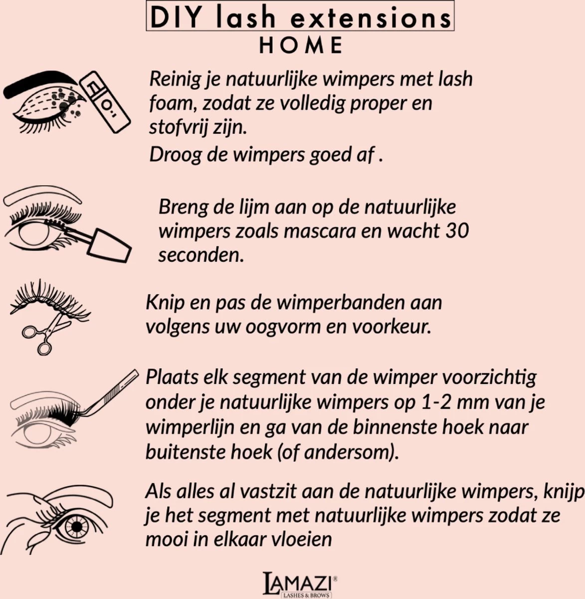 DIY Lash Extensions Start Kit - Wimperextensions - Lashes Home - Natural Lashes 3 DIY Lash Extensions Start Kit - Wimperextensions - Lashes Home - Natural Lashes - Afbeelding 3