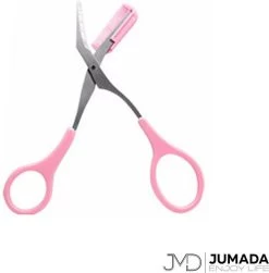 Merkloos Jumada's Wenkbrauwschaar - Wenkbrauw Trimmer - Wenkbrauwkam - Roze