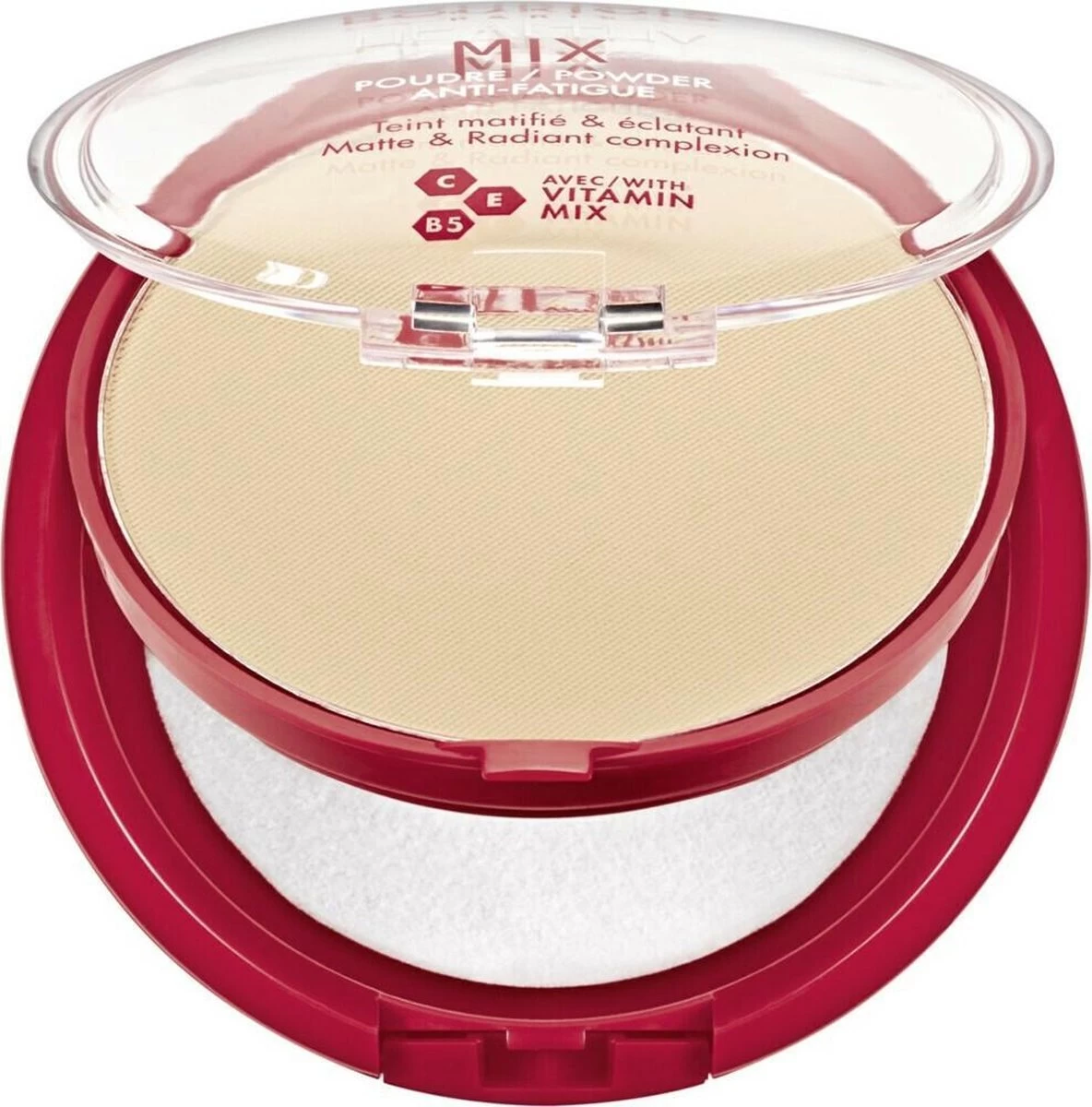 Bourjois Healthy Mix Compact Poeder - 01 Porcelain 2 Bourjois Healthy Mix Compact Poeder - 01 Porcelain - Afbeelding 2