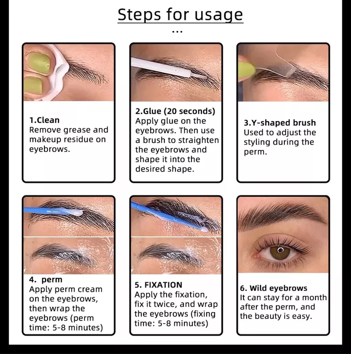 Flora Ruby - Wimper & Wenkbrauw Lifting Set 2 In 1 - Professionele 2 In 1 Lash Lift & Brow Lamination Kit - Permanente Wimperkruller 6 Flora Ruby - Wimper & Wenkbrauw Lifting Set 2 In 1 - Professionele 2 In 1 Lash Lift & Brow Lamination Kit - Permanente Wimperkruller - Afbeelding 6