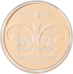 Rimmel London Stay Matte Pressed Powder - 001 Transparent - Powder -Make-Up Poeder Verkoop 1197x1200 1