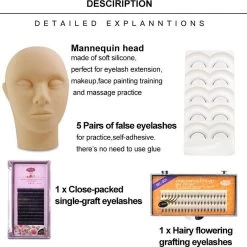 Lashes & More | Wimperextensions Starters Pakket | Oefenset Voor Beginnend Wimperstylist | Lash Kit | Oefen Wimper Set -Make-Up Poeder Verkoop 1198x1200 36