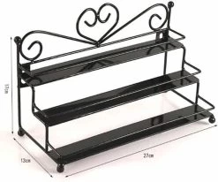 Confibel Nagellak Organizer - Nagellak Flesjes Houder - Essentiële Oliën Organizer - Rek Voor Flesjes - Wanddecoratie - Zwart -Make-Up Poeder Verkoop 1200x1000 5