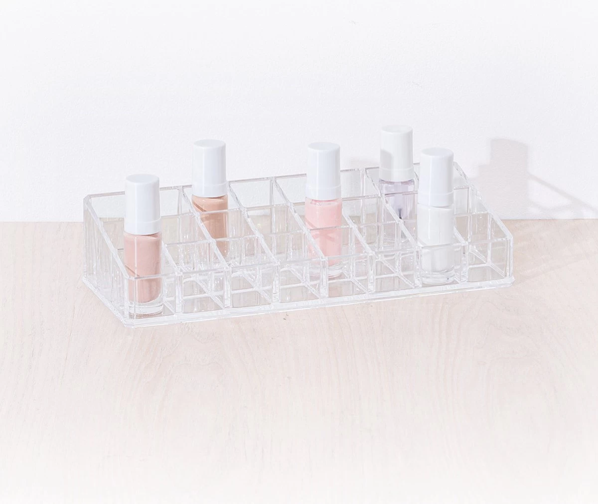 Five® Lipstick Houder 24-vaks - Transparant - Sorteervakken 2 Five® Lipstick Houder 24-vaks - Transparant - Sorteervakken - Afbeelding 2