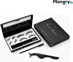 Merkloos 3D Magnetische Nepwimpers Zonder Lijm | 4 Paar | Zwart | Magnetische Wimpers | Magnetic Fake Eyelashes | Wimper Set | Natuurlijke Volle Wimpers - Professional Eye Lash - Mangry -Make-Up Poeder Verkoop 1200x1013 2