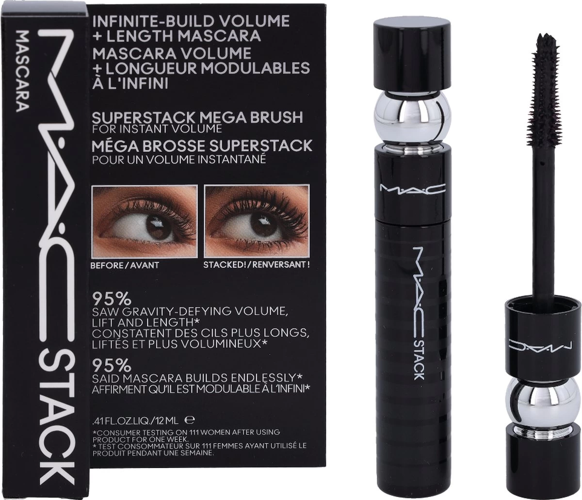 MAC Cosmetics Stack Mascara Mascara 12 Ml 6 MAC Cosmetics Stack Mascara Mascara 12 Ml - Afbeelding 6