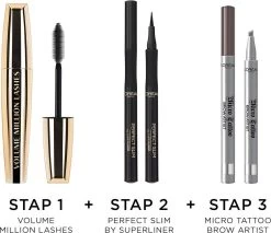 L’Oréal Paris Volume Million Lashes Mascara - Bruin -Make-Up Poeder Verkoop 1200x1036 1