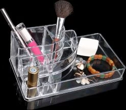 Five® Make Up Organiser Transparant - Transparant - Sorteervakken -Make-Up Poeder Verkoop 1200x1049 5