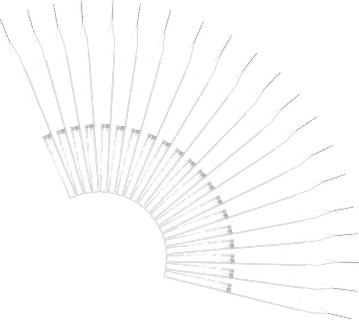 Clavier Micro Borstels Voor Wenkbrauw En Wimper Lifting Wit 20st. 1 Clavier Micro Borstels Voor Wenkbrauw En Wimper Lifting Wit 20st.