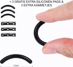 INTER-ESQUE® Wimperkruller - Eyelash Curler + 3x Gratis Extra Siliconen Pad & 3x Extra Kam - Zilver 12 INTER-ESQUE® Wimperkruller - Eyelash Curler + 3x Gratis Extra Siliconen Pad & 3x Extra Kam - Zilver -Make-Up Poeder Verkoop 1200x1099 3