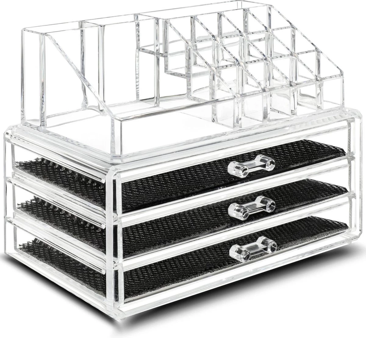 Merkloos Make-up Organizer, Make Up Opberger, 3 Laden, Opbergdoos, Make-up Bewaardoos 1 Merkloos Make-up Organizer, Make Up Opberger, 3 Laden, Opbergdoos, Make-up Bewaardoos