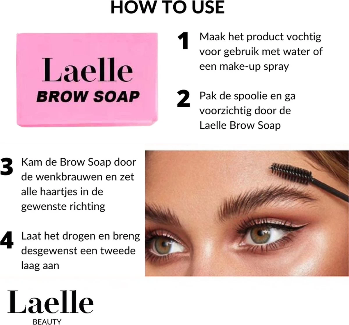 Brow Soap - Instagram Brow Gel - Brow Lift Wax - Make-up - Cadeautje 4 Brow Soap - Instagram Brow Gel - Brow Lift Wax - Make-up - Cadeautje - Afbeelding 4