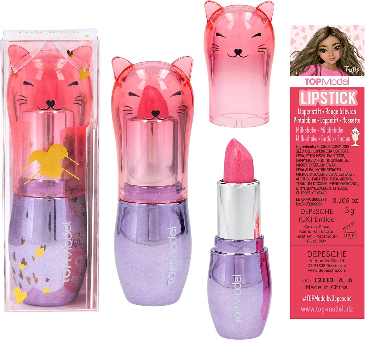 Depesche TOPModel Lippenstift BEAUTY GIRL 3 Depesche TOPModel Lippenstift BEAUTY GIRL - Afbeelding 3