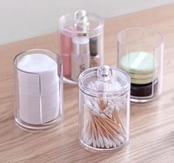 Without Lemon - Wattenstaafjes En Wattenschijfjes Houder - Dubbel Transparant Opberghouder - Opbergdoosje - Makeup Organizer - Open En Dichte Houder - Met Deksel - Stapelbaar 9 Without Lemon - Wattenstaafjes En Wattenschijfjes Houder - Dubbel Transparant Opberghouder - Opbergdoosje - Makeup Organizer - Open En Dichte Houder - Met Deksel - Stapelbaar -Make-Up Poeder Verkoop 1200x1123 1