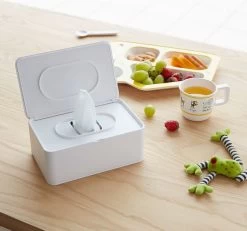 Yamazaki Bakje Voor Vochtige Doekjes - Wit - Met Deksel -Make-Up Poeder Verkoop 1200x1123 2