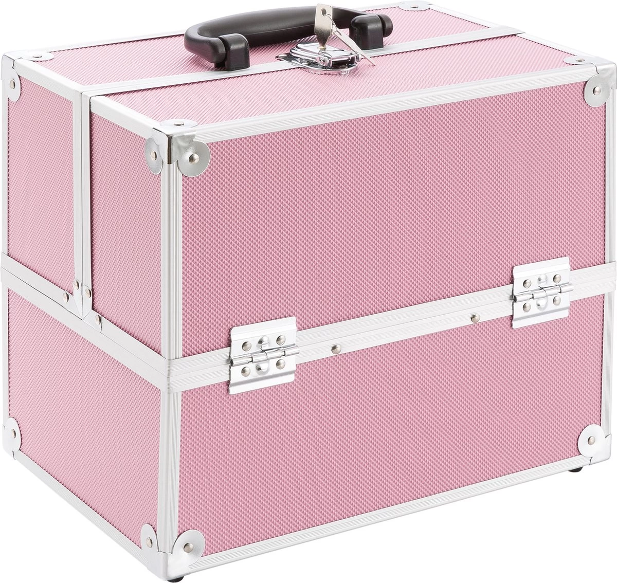 AREBOS Cosmeticakoffer Beauty Case Multikoffer 15 L Roze 1 AREBOS Cosmeticakoffer Beauty Case Multikoffer 15 L Roze
