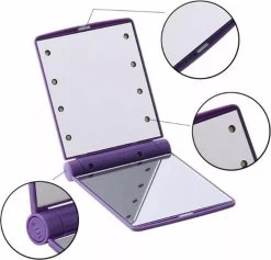 Compacte Make-up Spiegel- LED Mirror- Inklapbaar Met Verlichting- Draagbare Mini Make-up Spiegel -Make-Up Poeder Verkoop 1200x1151 4