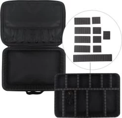 Cosmetica Koffer - Make-up Koffer Met Verstelbare Vakken - Visagie En Nagelstyliste Beauty Koffer - 35x25x11CM -Make-Up Poeder Verkoop 1200x1160 3