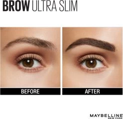 Maybelline Brow Ultra Slim Wenkbrauwpotlood - Medium Brown -Make-Up Poeder Verkoop 1200x1163 4