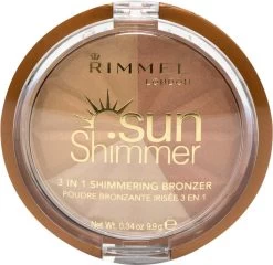 Rimmel London Rimmel - SunShimmer 3 In 1 Shimmering Bronzer Lustrous Powder 9.9 G 1 Gold Princess - -Make-Up Poeder Verkoop 1200x1164 9