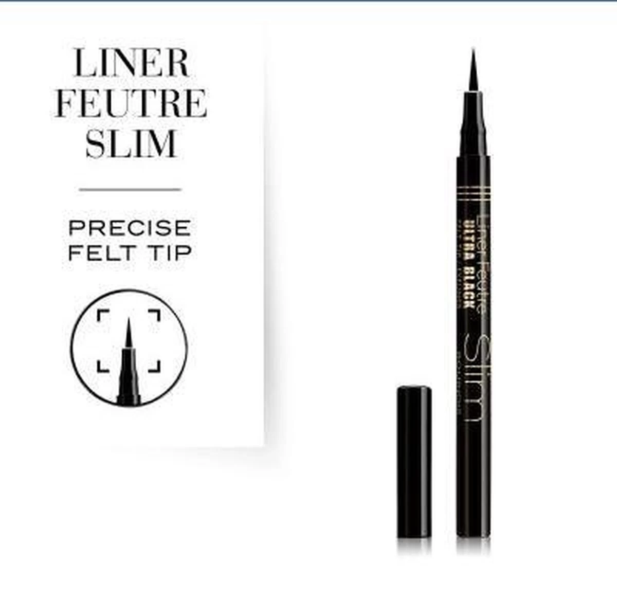 Bourjois Liner Feutre Slim Eyeliner - 17 Ultra Black 12 Bourjois Liner Feutre Slim Eyeliner - 17 Ultra Black - Afbeelding 12