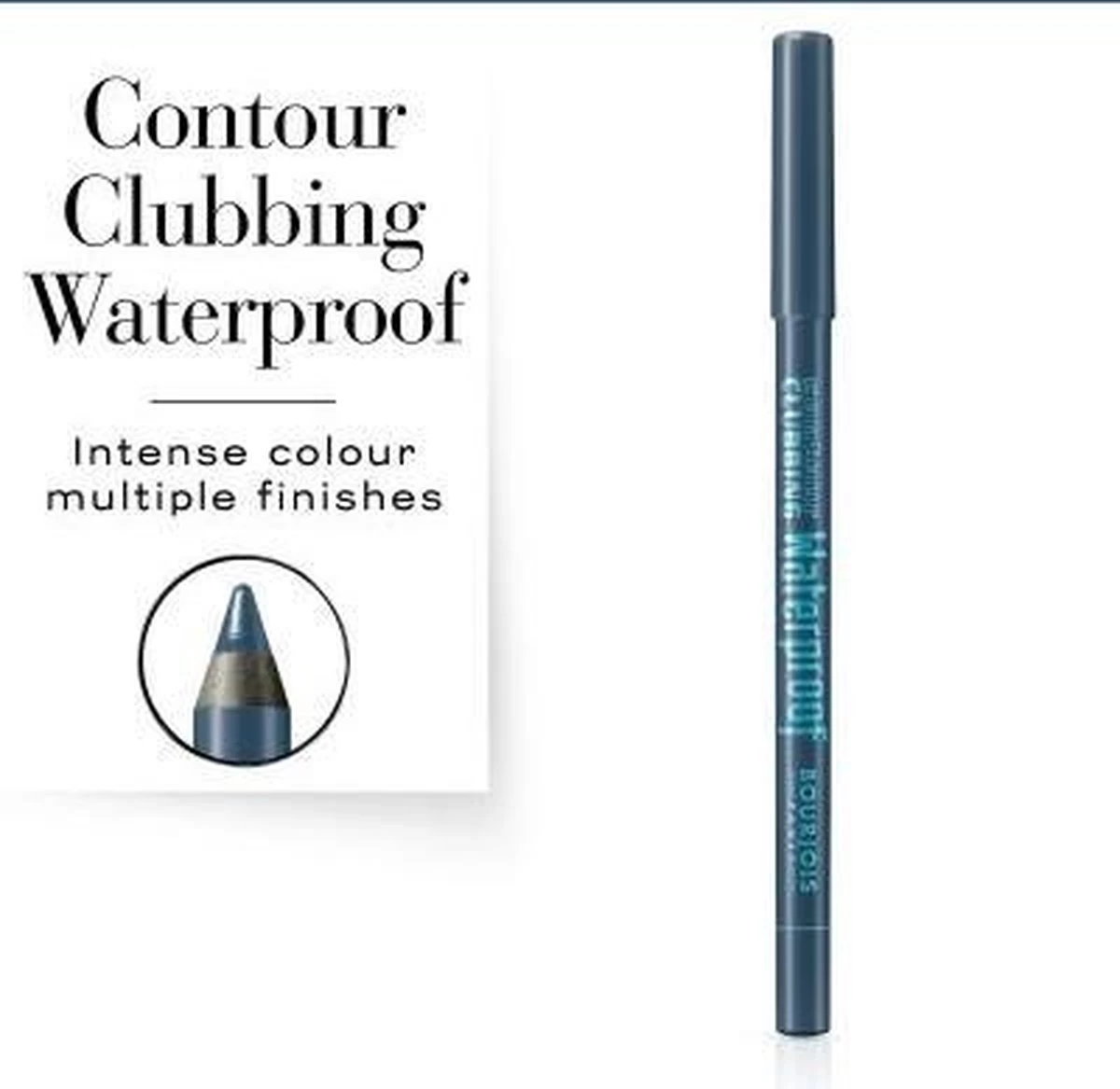 Bourjois Contour Clubbing Waterproof Oogpotlood - 61 Denim'Pulse 10 Bourjois Contour Clubbing Waterproof Oogpotlood - 61 Denim'Pulse - Afbeelding 10