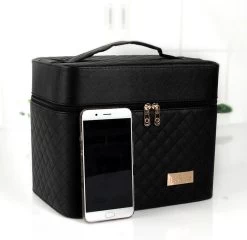 Confibel Make Up Koffer - Uitklapbaar - 5 Opbergbakken - Met Spiegel - Zwart 20 Confibel Make Up Koffer - Uitklapbaar - 5 Opbergbakken - Met Spiegel - Zwart -Make-Up Poeder Verkoop 1200x1167 39