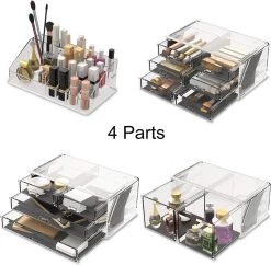 Make-up Cosmetische Organizer Opbergladen Display Dozen Case Met Laden (12D, Transparant) 8 Make-up Cosmetische Organizer Opbergladen Display Dozen Case Met Laden (12D, Transparant) -Make-Up Poeder Verkoop 1200x1176 14