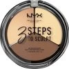 NYX Professional Makeup 3 Steps To Sculpt Face Sculpting Palette - Light 3STS02 - Highlighter En Contouring Make-up - 15 Gr