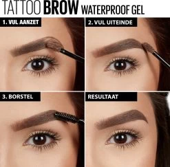 Maybelline Tattoo Brow Waterproof Wenkbrauwgel - 02 Soft Brown -Make-Up Poeder Verkoop 1200x1182 8