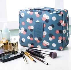 Merkloos Reis Toilet Bag Make Up Organizer - Toillettas - Cosmetica Etui - Travel Organizer - Reisartikelen - Reizen Accessoires -Make-Up Poeder Verkoop 1200x1186 6