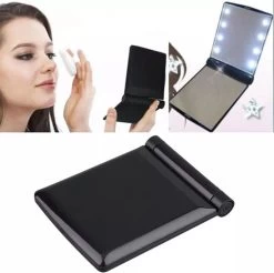 Compacte Make-up Spiegel- LED Mirror- Inklapbaar Met Verlichting- Draagbare Mini Make-up Spiegel -Make-Up Poeder Verkoop 1200x1193 3